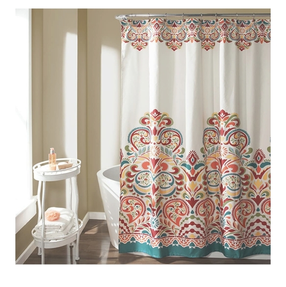 🆕️ Boho Paisley Damask Print Design 72” x 72” - Picture 2 of 6